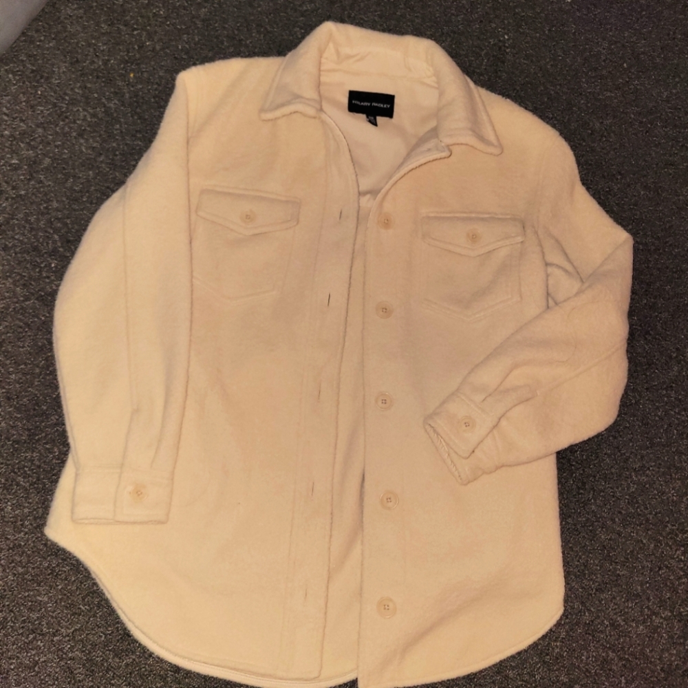 Cream shacket